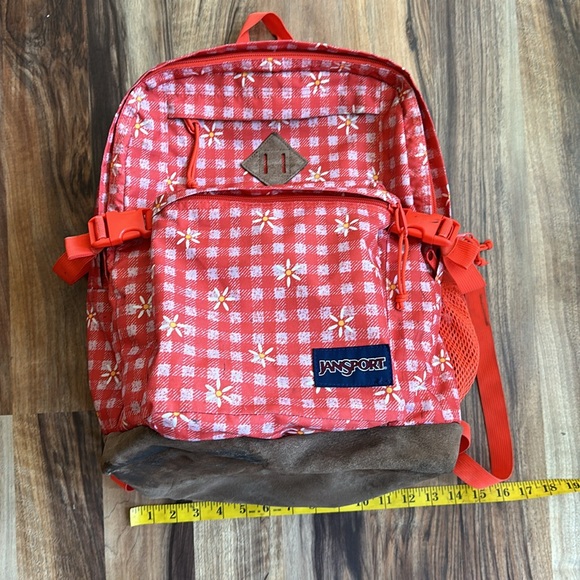 JanSport Daisy Dark Suede Trim Backpack - Picture 4 of 11